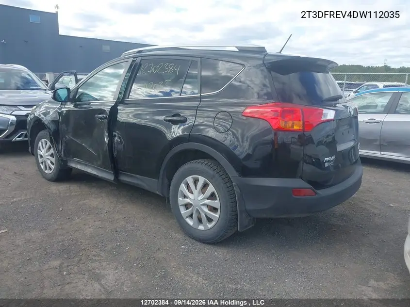 2013 TOYOTA RAV 4 VIN 2T3DFREV4DW112035 — фото 3