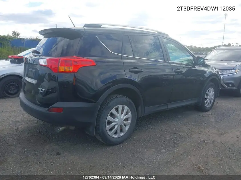 2013 TOYOTA RAV 4 VIN 2T3DFREV4DW112035 — фото 4