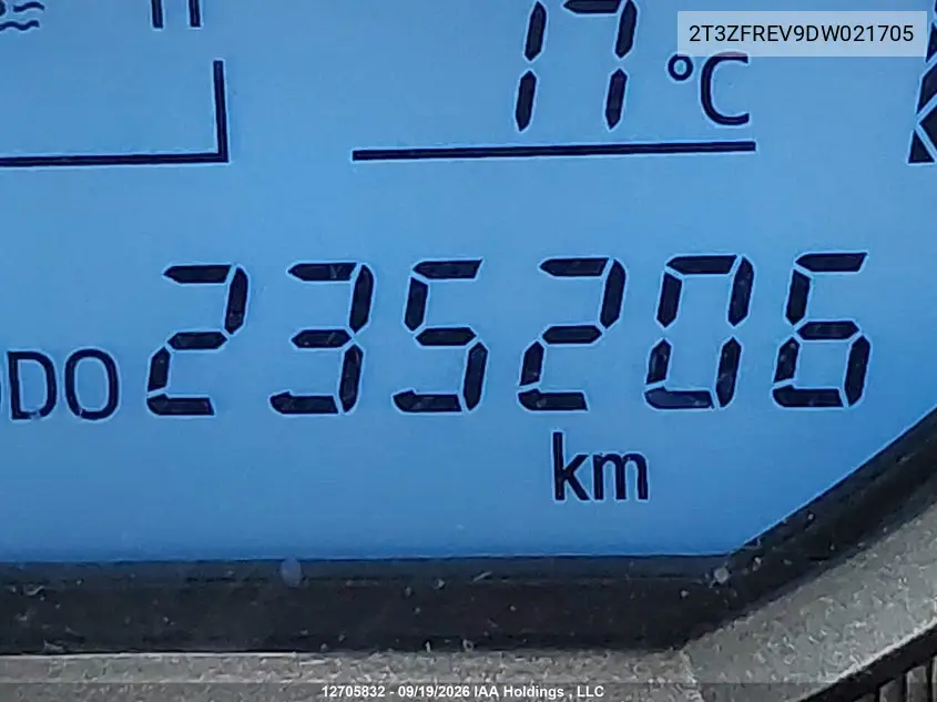 2013 TOYOTA RAV 4 VIN 2T3ZFREV9DW021705 — фото 16