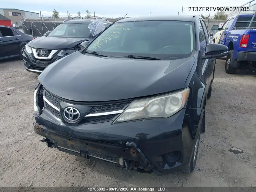 2013 TOYOTA RAV 4 VIN 2T3ZFREV9DW021705 — фото 2