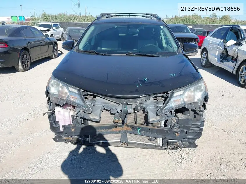 2013 TOYOTA RAV 4 VIN 2T3ZFREV5DW018686 — фото 12