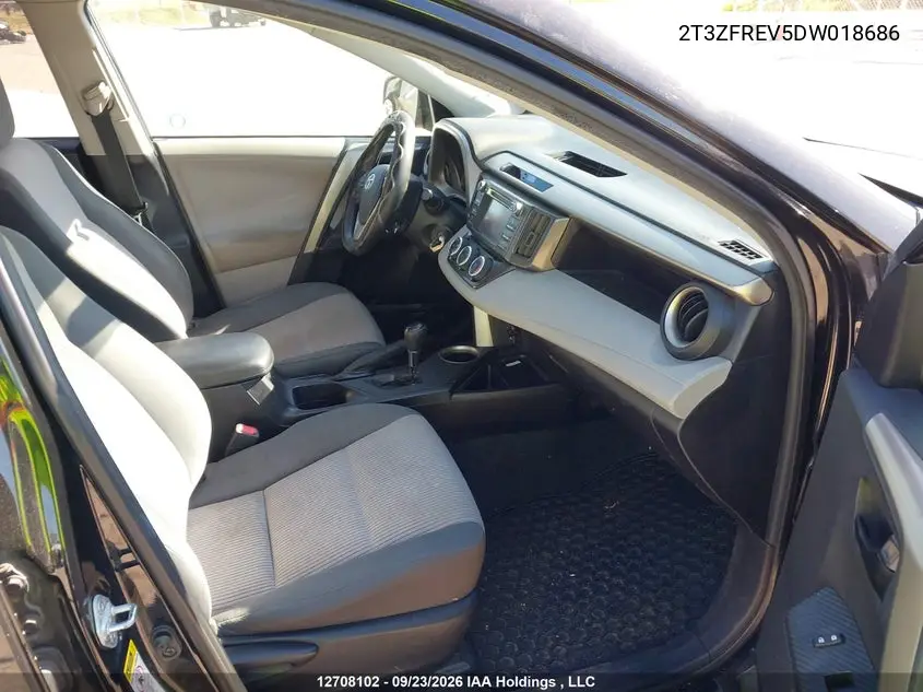 2013 TOYOTA RAV 4 VIN 2T3ZFREV5DW018686 — фото 5