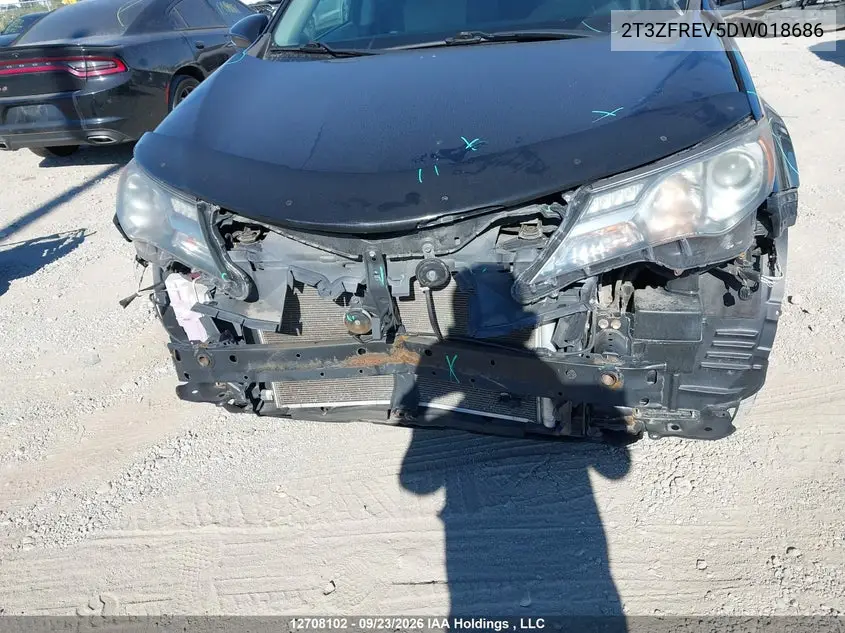 2013 TOYOTA RAV 4 VIN 2T3ZFREV5DW018686 — фото 6