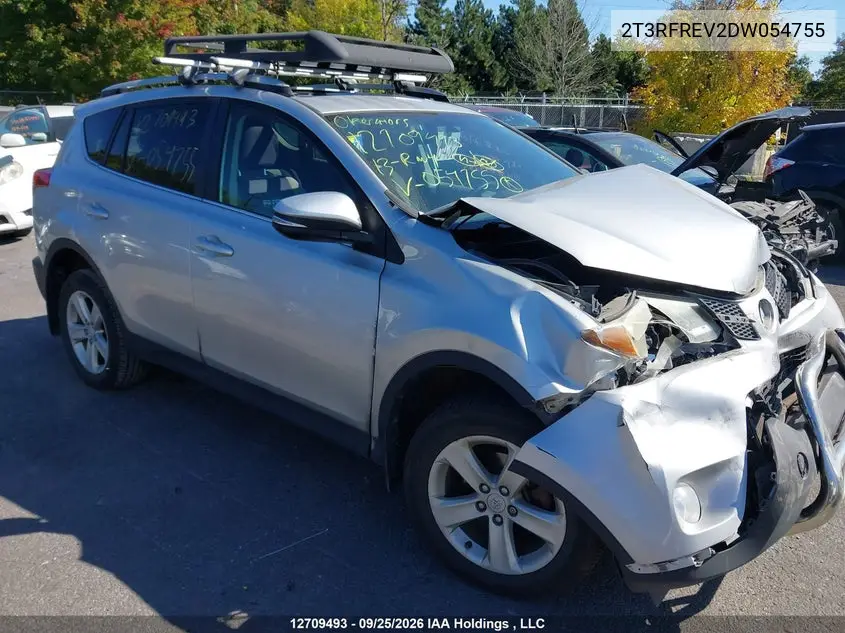TOYOTA RAV 4 2013, VIN 2T3RFREV2DW054755