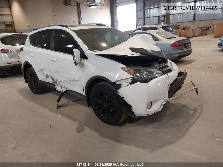TOYOTA RAV 4 2013, VIN 2T3RFREV1DW114489