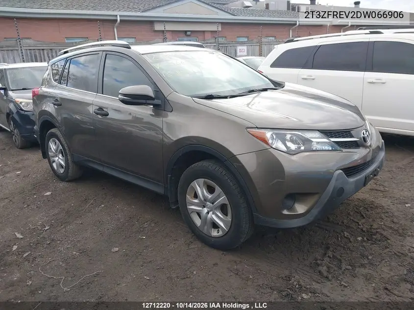 TOYOTA RAV 4 2013, VIN 2T3ZFREV2DW066906