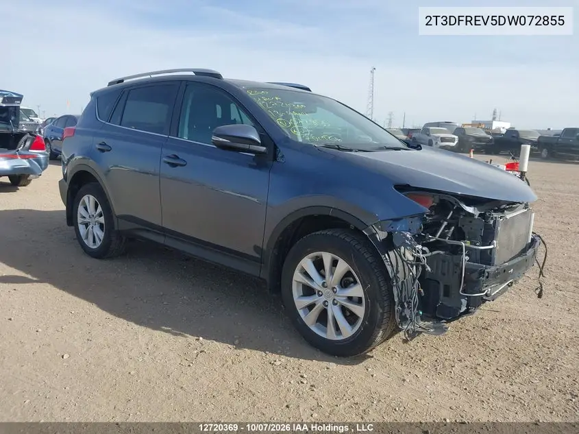 TOYOTA RAV 4 2013, VIN 2T3DFREV5DW072855
