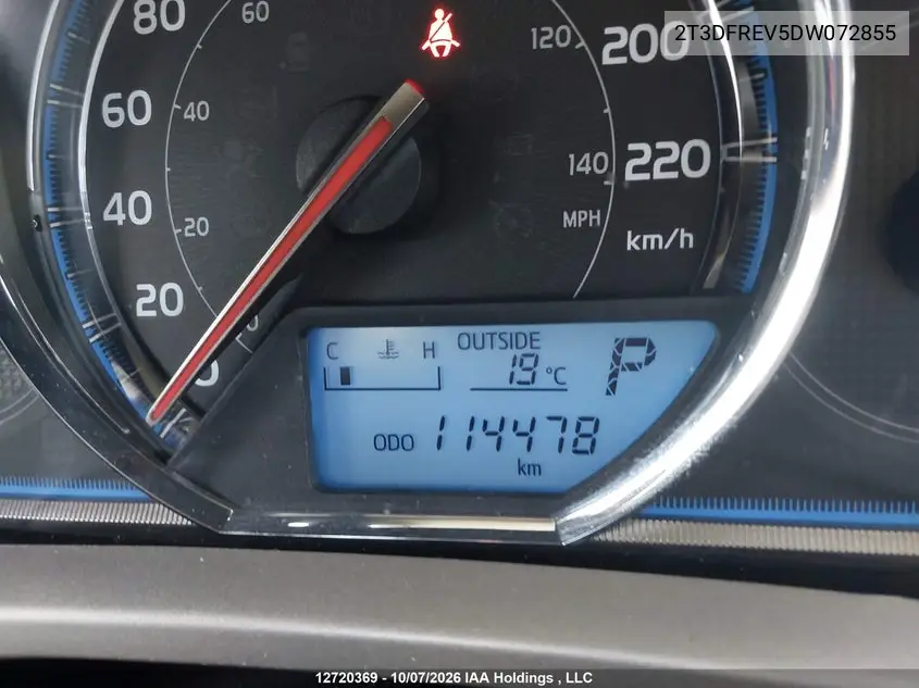 2013 TOYOTA RAV 4 VIN 2T3DFREV5DW072855 — фото 16