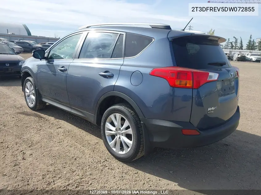 2013 TOYOTA RAV 4 VIN 2T3DFREV5DW072855 — фото 3