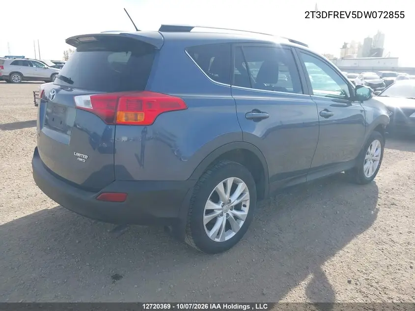 2013 TOYOTA RAV 4 VIN 2T3DFREV5DW072855 — фото 4
