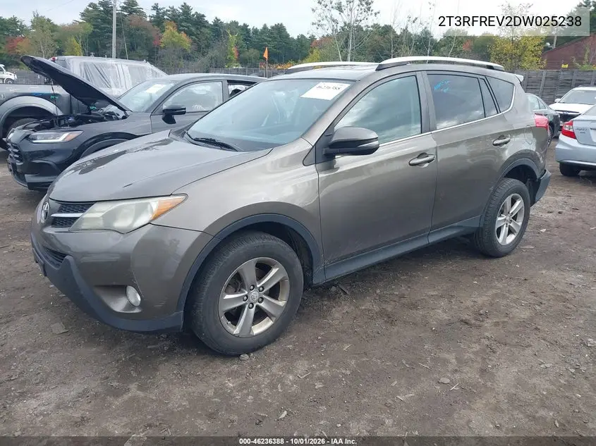 2013 TOYOTA RAV 4 VIN 2T3RFREV2DW025238 — фото 2