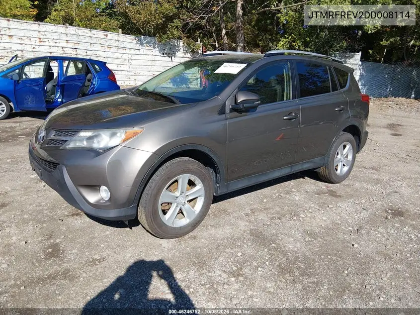 2013 TOYOTA RAV 4 VIN JTMRFREV2DD008114 — фото 2