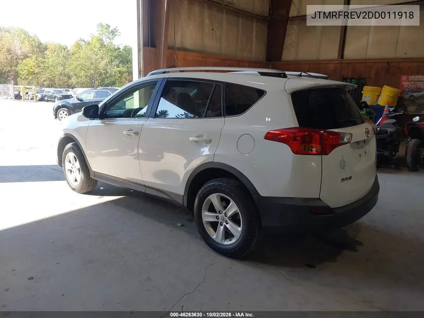 2013 TOYOTA RAV 4 VIN JTMRFREV2DD011918 — фото 3