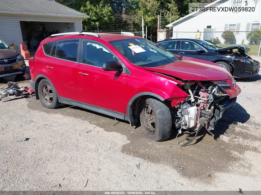TOYOTA RAV 4 2013, VIN 2T3BFREVXDW059820