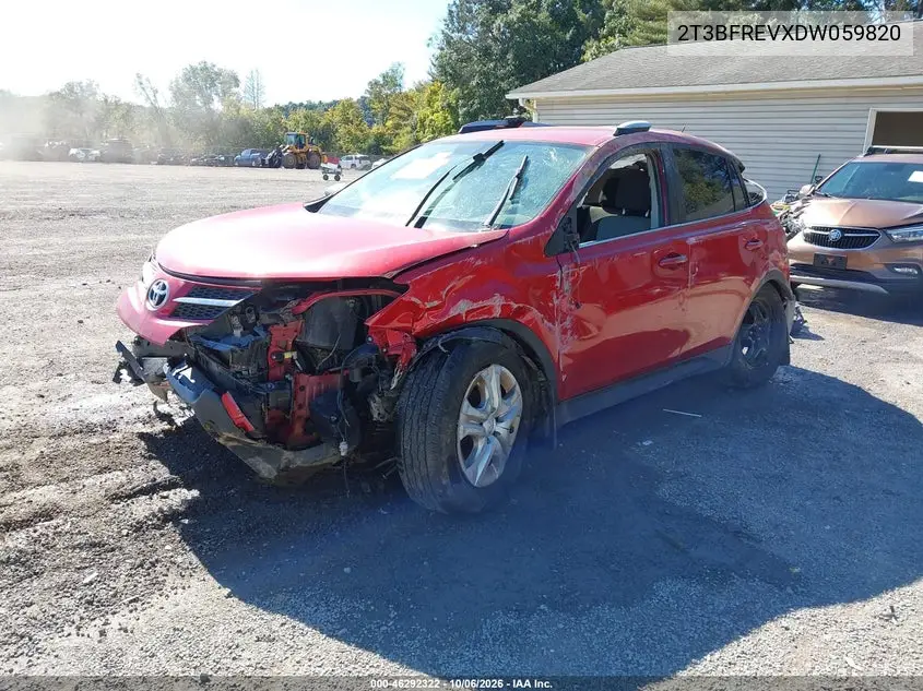 2013 TOYOTA RAV 4 VIN 2T3BFREVXDW059820 — фото 2