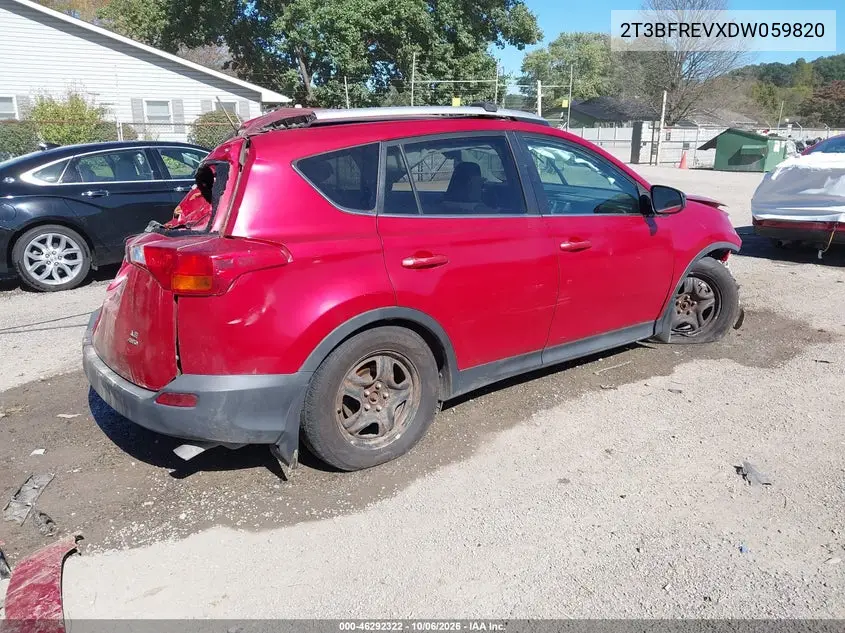 2013 TOYOTA RAV 4 VIN 2T3BFREVXDW059820 — фото 4