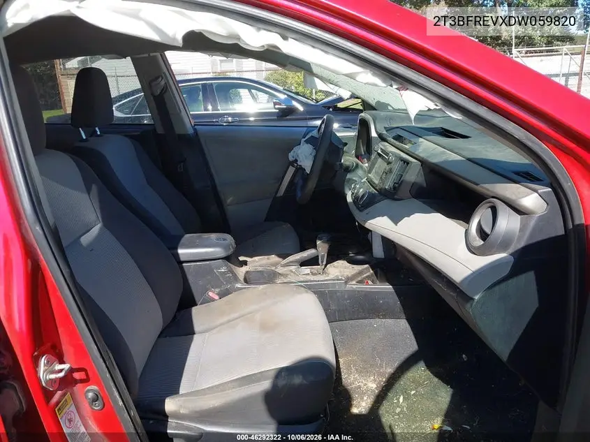 2013 TOYOTA RAV 4 VIN 2T3BFREVXDW059820 — фото 5