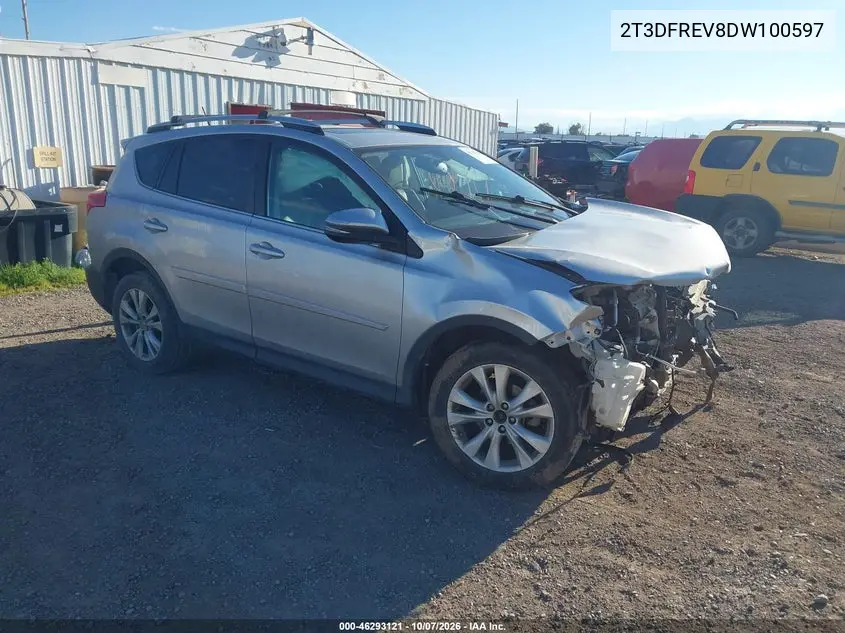 TOYOTA RAV 4 2013, VIN 2T3DFREV8DW100597