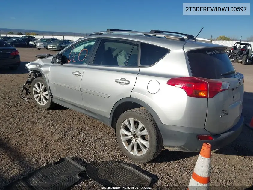 2013 TOYOTA RAV 4 VIN 2T3DFREV8DW100597 — фото 3