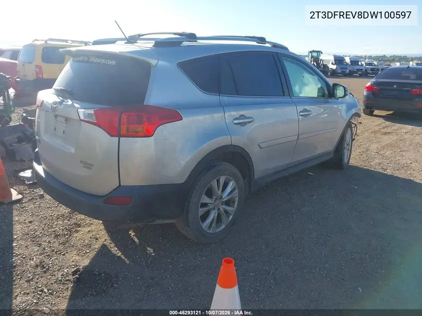2013 TOYOTA RAV 4 VIN 2T3DFREV8DW100597 — фото 4