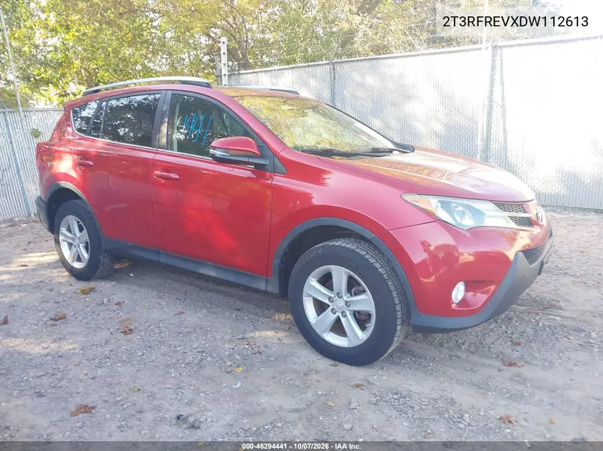 TOYOTA RAV 4 2013, VIN 2T3RFREVXDW112613