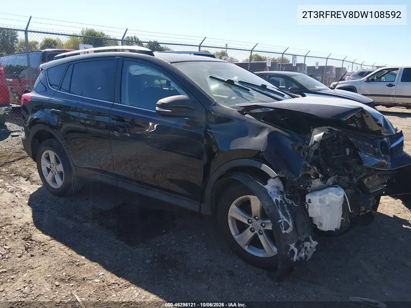 TOYOTA RAV 4 2013, VIN 2T3RFREV8DW108592