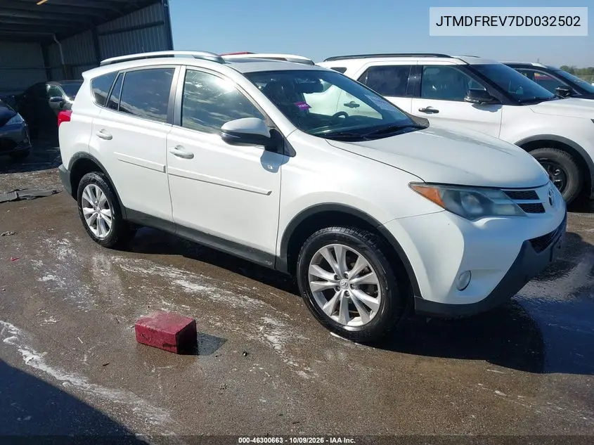 TOYOTA RAV 4 2013, VIN JTMDFREV7DD032502