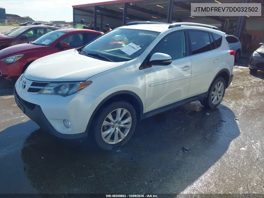 2013 TOYOTA RAV 4 VIN JTMDFREV7DD032502 — фото 2