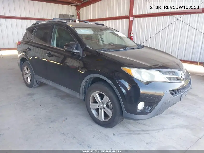 TOYOTA RAV 4 2013, VIN 2T3RFREV3DW103333