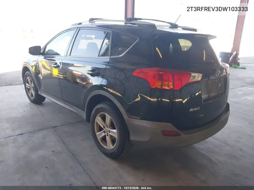 2013 TOYOTA RAV 4 VIN 2T3RFREV3DW103333 — фото 3