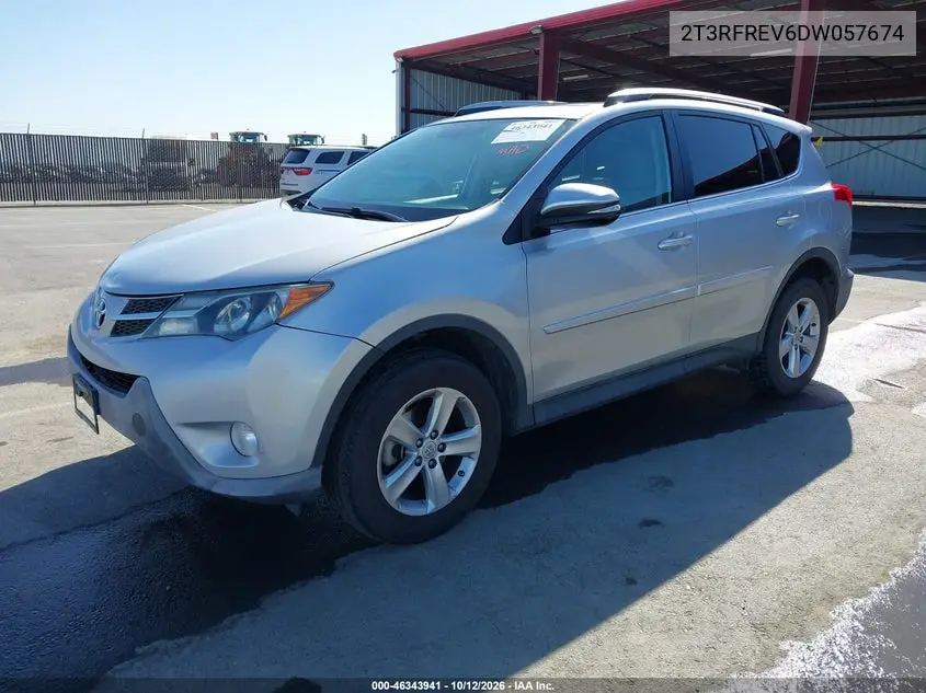 2013 TOYOTA RAV 4 VIN 2T3RFREV6DW057674 — фото 2