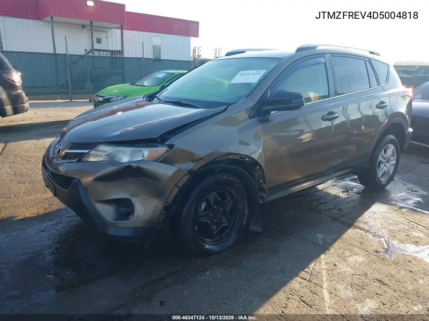 2013 TOYOTA RAV 4 VIN JTMZFREV4D5004818 — фото 2