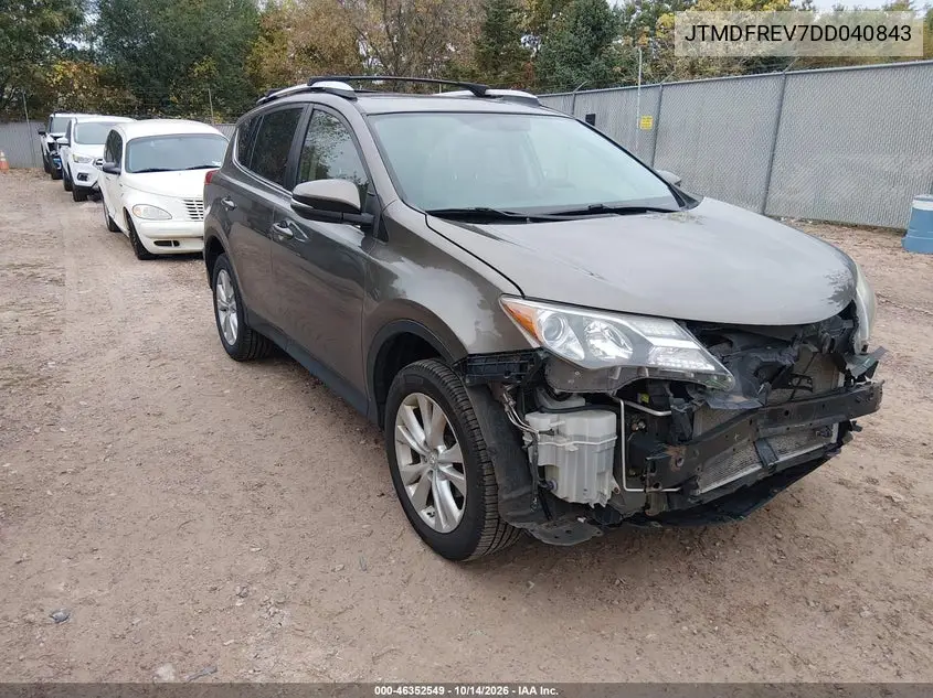 TOYOTA RAV 4 2013, VIN JTMDFREV7DD040843