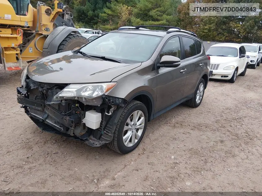 2013 TOYOTA RAV 4 VIN JTMDFREV7DD040843 — фото 2