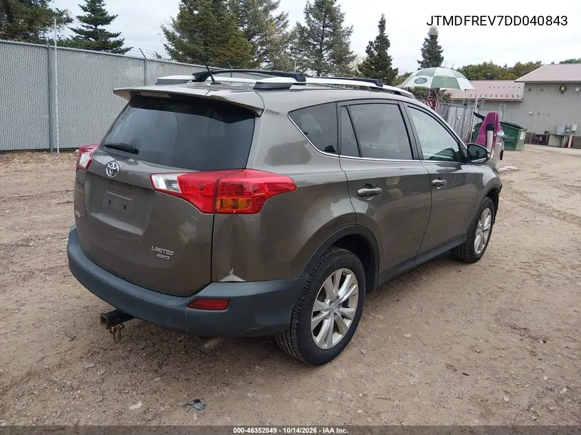 2013 TOYOTA RAV 4 VIN JTMDFREV7DD040843 — фото 4