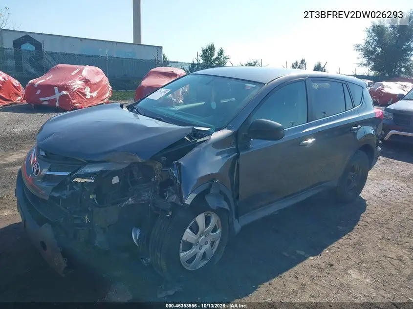 2013 TOYOTA RAV 4 VIN 2T3BFREV2DW026293 — фото 2