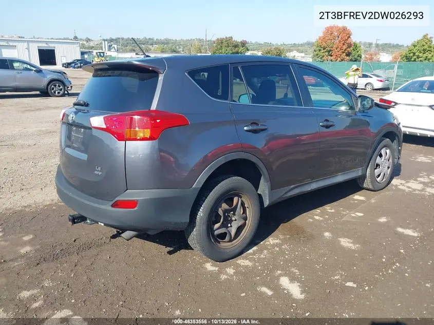 2013 TOYOTA RAV 4 VIN 2T3BFREV2DW026293 — фото 4