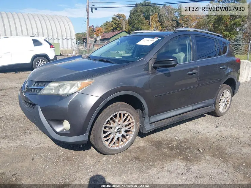 2013 TOYOTA RAV 4 VIN 2T3ZFREV2DW027930 — фото 2