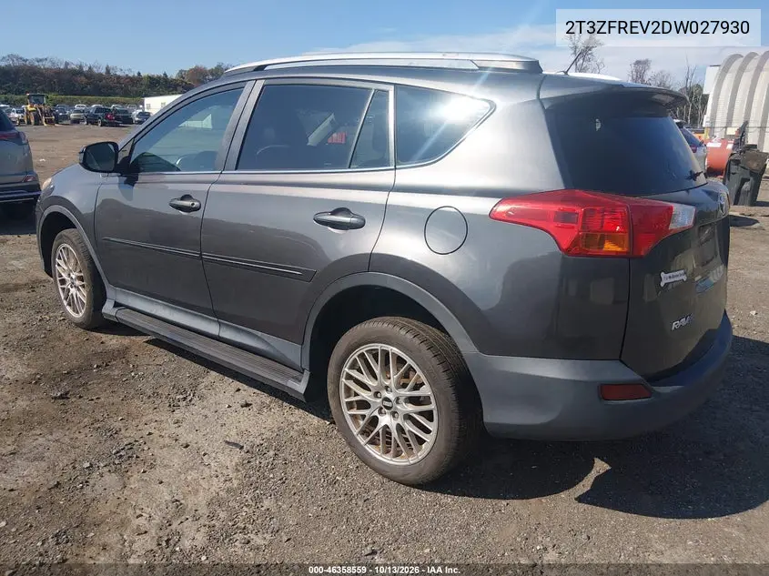 2013 TOYOTA RAV 4 VIN 2T3ZFREV2DW027930 — фото 3