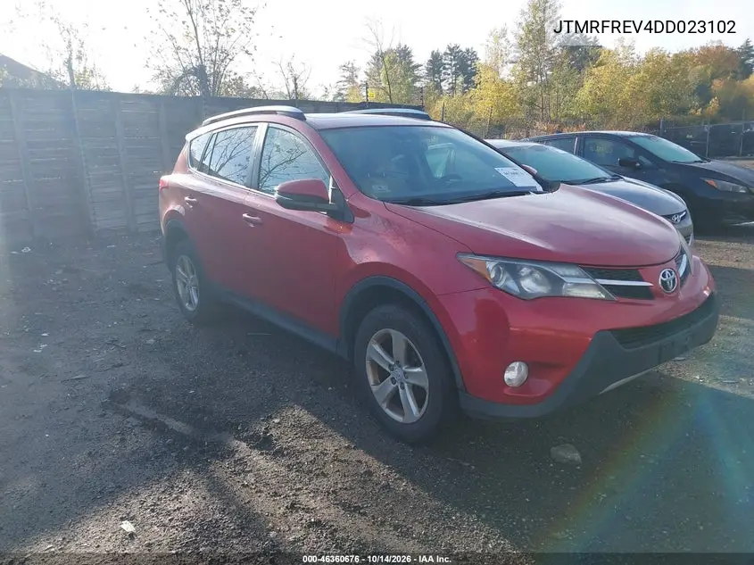 TOYOTA RAV 4 2013, VIN JTMRFREV4DD023102