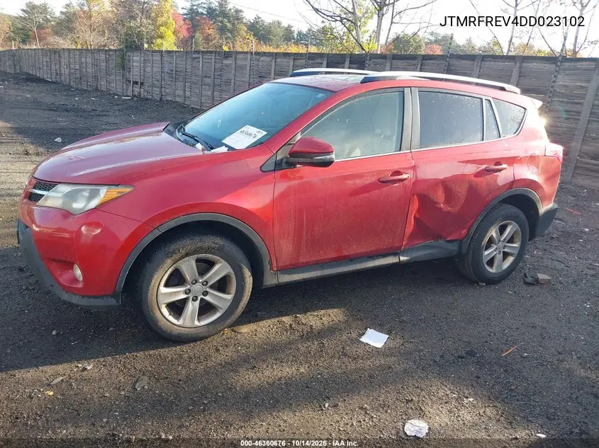 2013 TOYOTA RAV 4 VIN JTMRFREV4DD023102 — фото 2