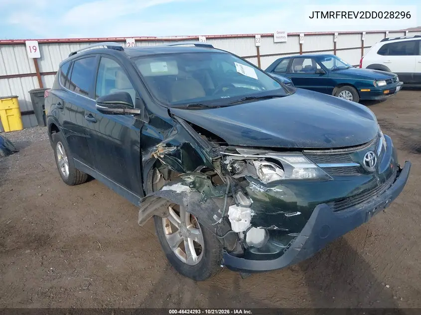 TOYOTA RAV 4 2013, VIN JTMRFREV2DD028296