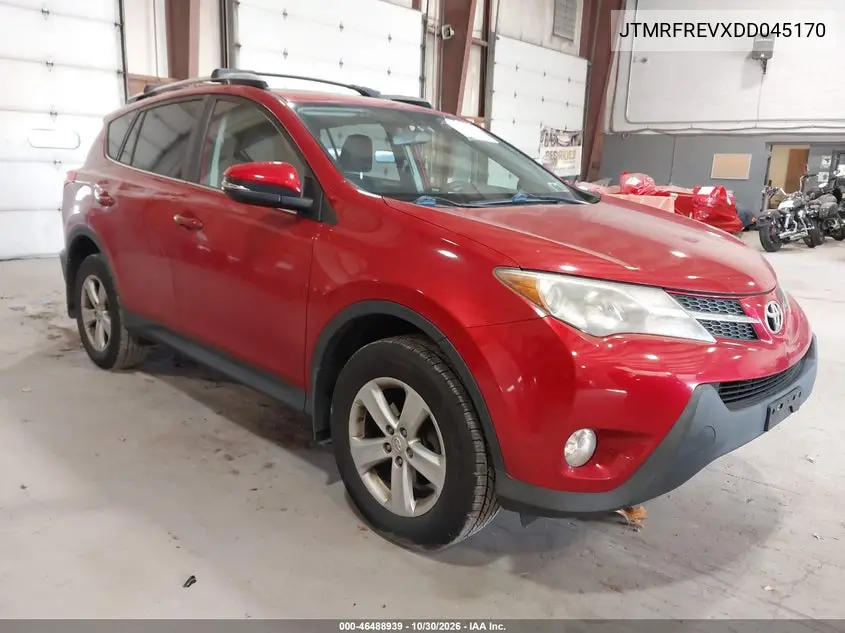 TOYOTA RAV 4 2013, VIN JTMRFREVXDD045170