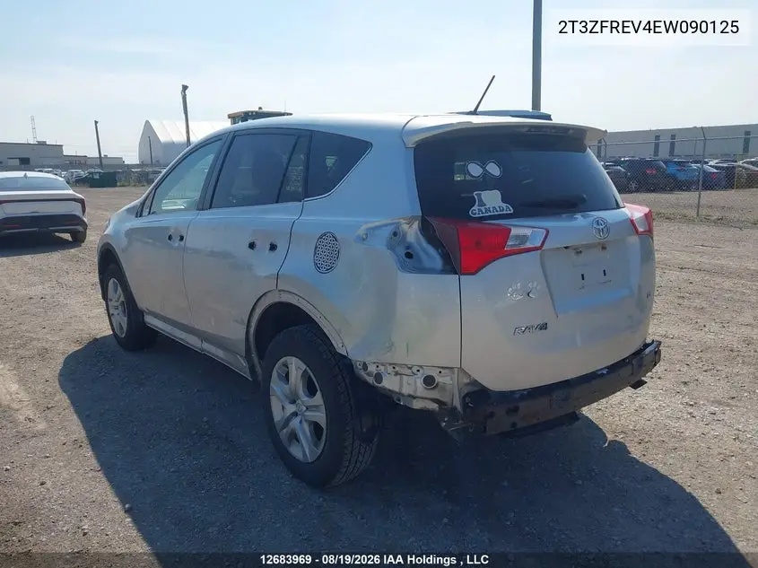 2014 TOYOTA RAV 4 VIN 2T3ZFREV4EW090125 — фото 3