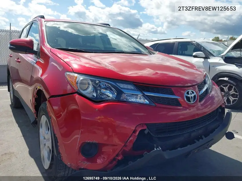 TOYOTA RAV 4 2014, VIN 2T3ZFREV8EW125653