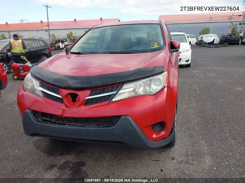 2014 TOYOTA RAV 4 VIN 2T3BFREVXEW227604 — фото 12