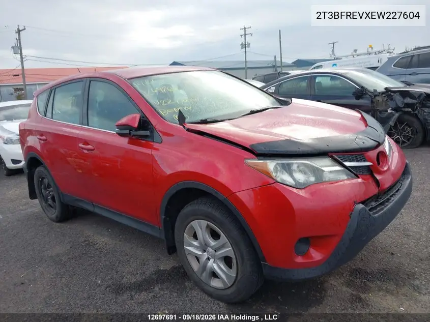 2014 TOYOTA RAV 4 VIN 2T3BFREVXEW227604 — фото 13