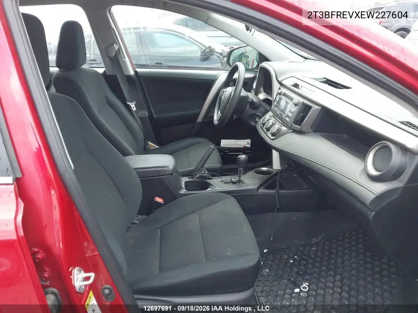 2014 TOYOTA RAV 4 VIN 2T3BFREVXEW227604 — фото 5