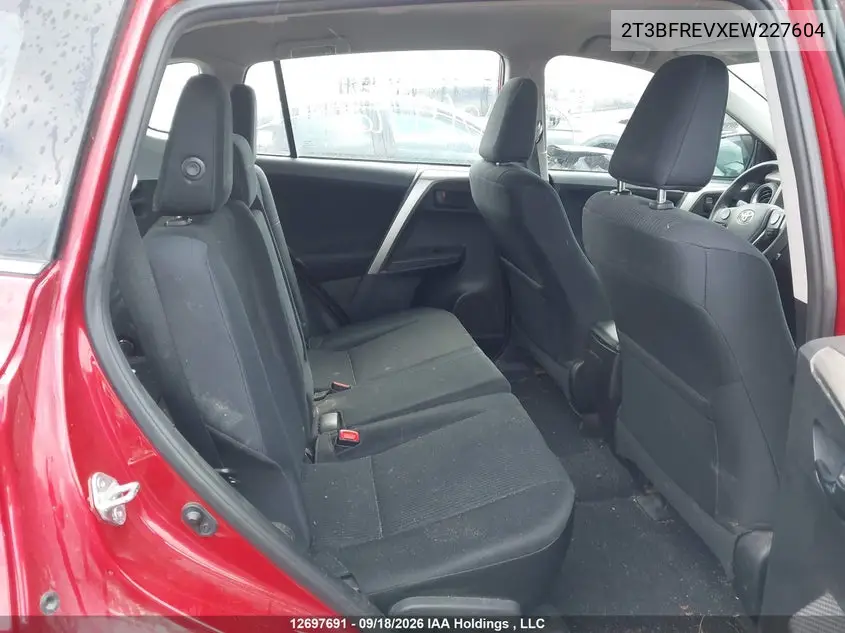 2014 TOYOTA RAV 4 VIN 2T3BFREVXEW227604 — фото 8