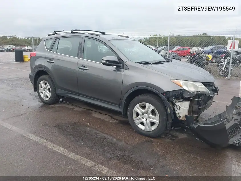 TOYOTA RAV 4 2014, VIN 2T3BFREV9EW195549